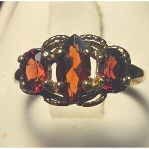 Vintage Sterling Silver 925 Ring Sz 7.5